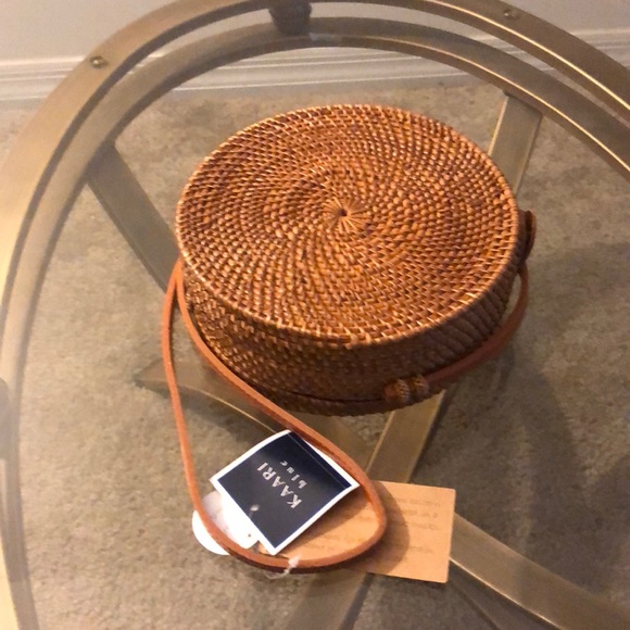 Handbags - Round Rattan Bag